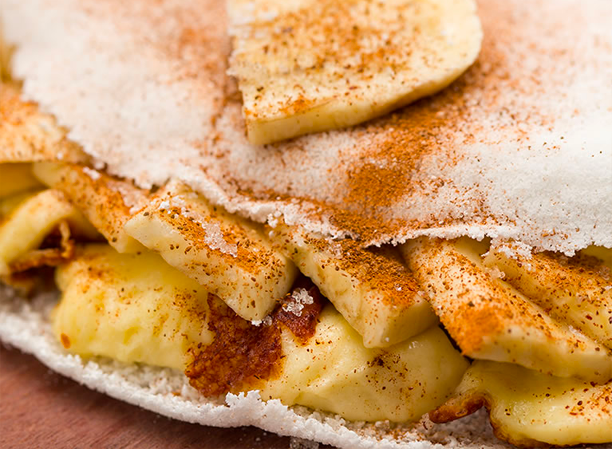 Banana com canela 